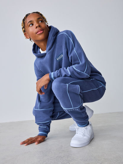 Baker by Ted Baker Oversized Piped Hoodie and Joggers Set