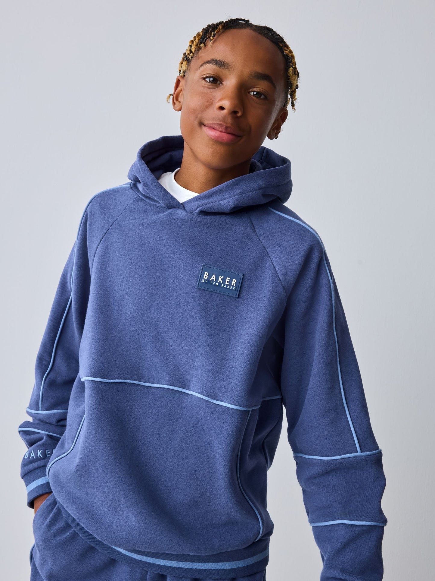 Baker by Ted Baker Oversized Piped Hoodie and Joggers Set