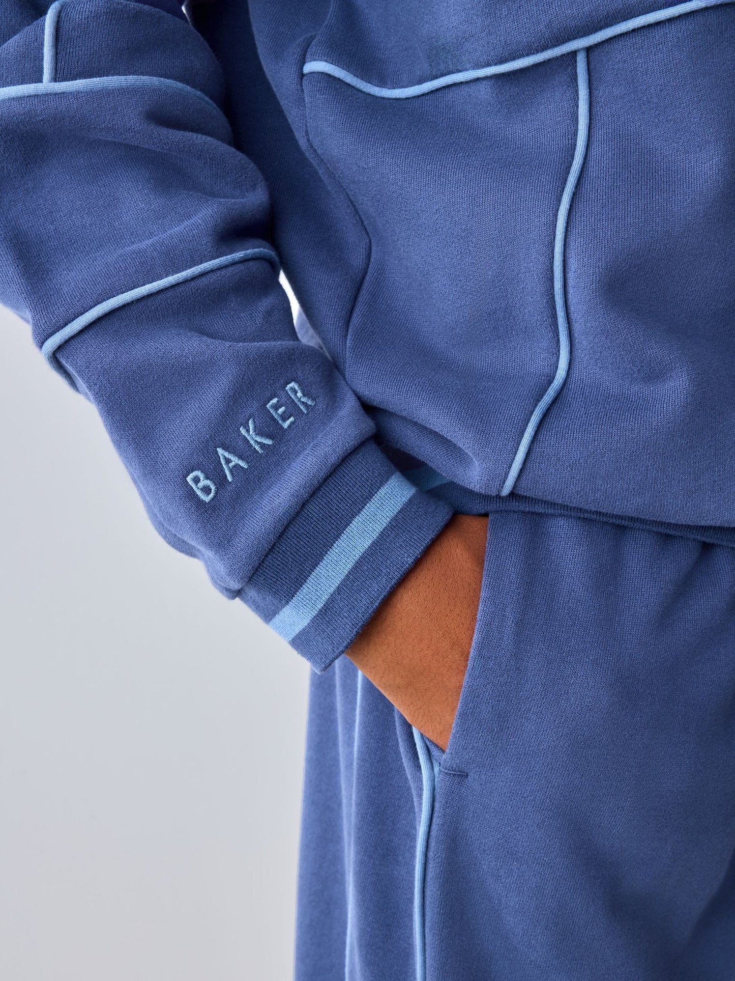 Baker by Ted Baker Oversized Piped Hoodie and Joggers Set