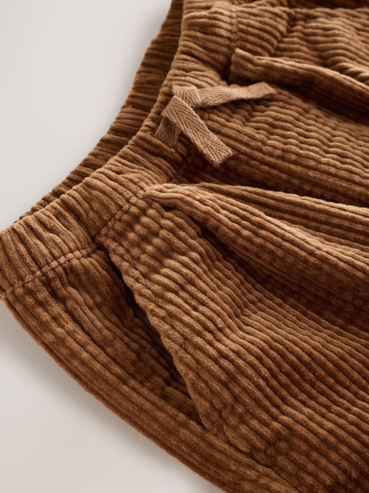 Tan Brown Textured Corduroy Pull On Trousers (3mths-7yrs) image 7