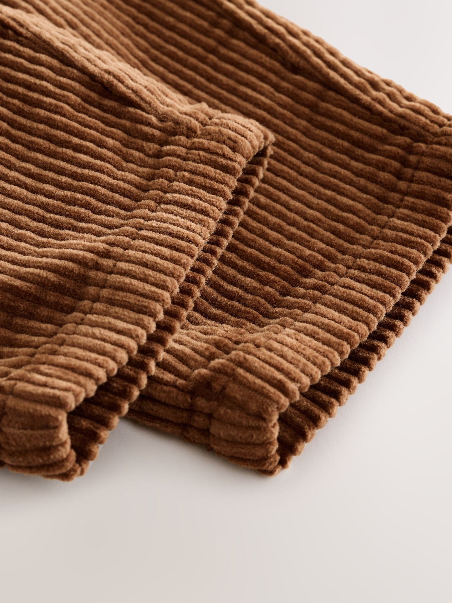 Tan Brown Textured Corduroy Pull On Trousers (3mths-7yrs) image 8