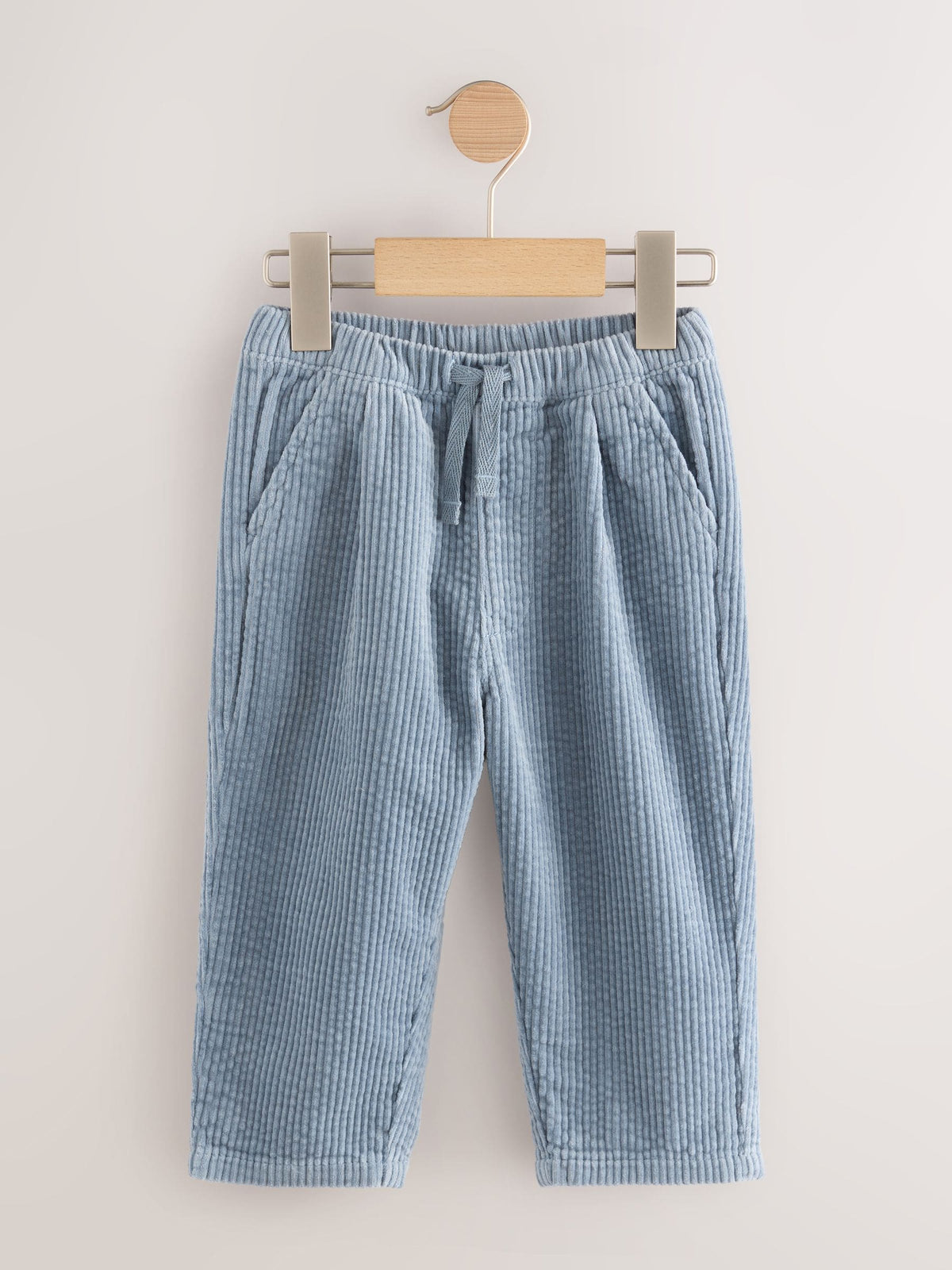 Dsiney Kidz - Light Blue Barrel Leg Textured Corduroy Pull On Trousers (3mths-7yrs) image 5