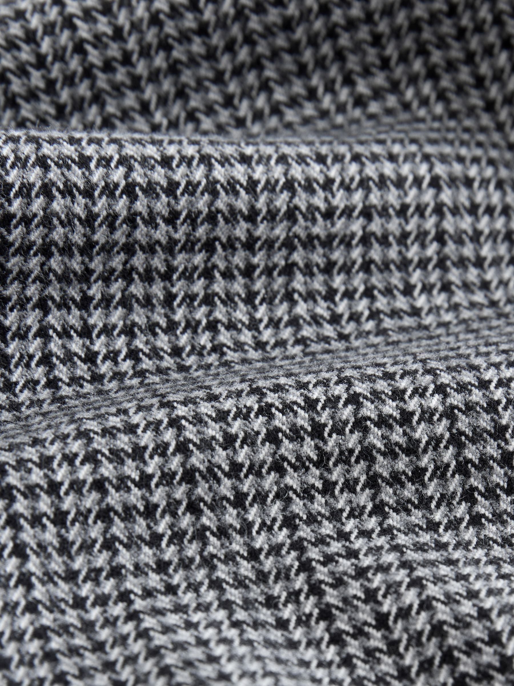 Black/White Grid Check Pull On Smart Trousers (3mths-7yrs) image 3