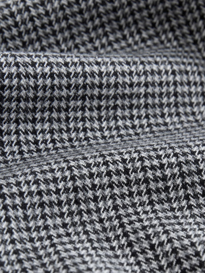 Black/White Grid Check Pull On Smart Trousers (3mths-7yrs) image 3