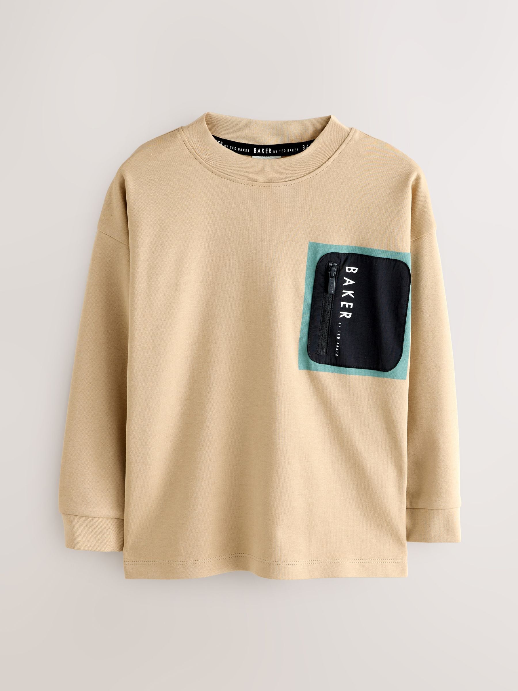 Baker by Ted Baker Long Sleeve Heavyweight T-Shirt image 6