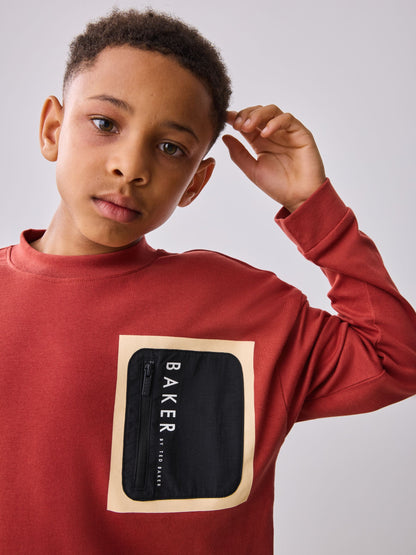 Dsiney Kidz - Baker by Ted Baker Long Sleeve Heavyweight T-Shirt image 2