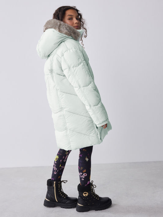 Baker by Ted Baker Shower Resistant Bow Pocket Chevron Padded Coat image 2