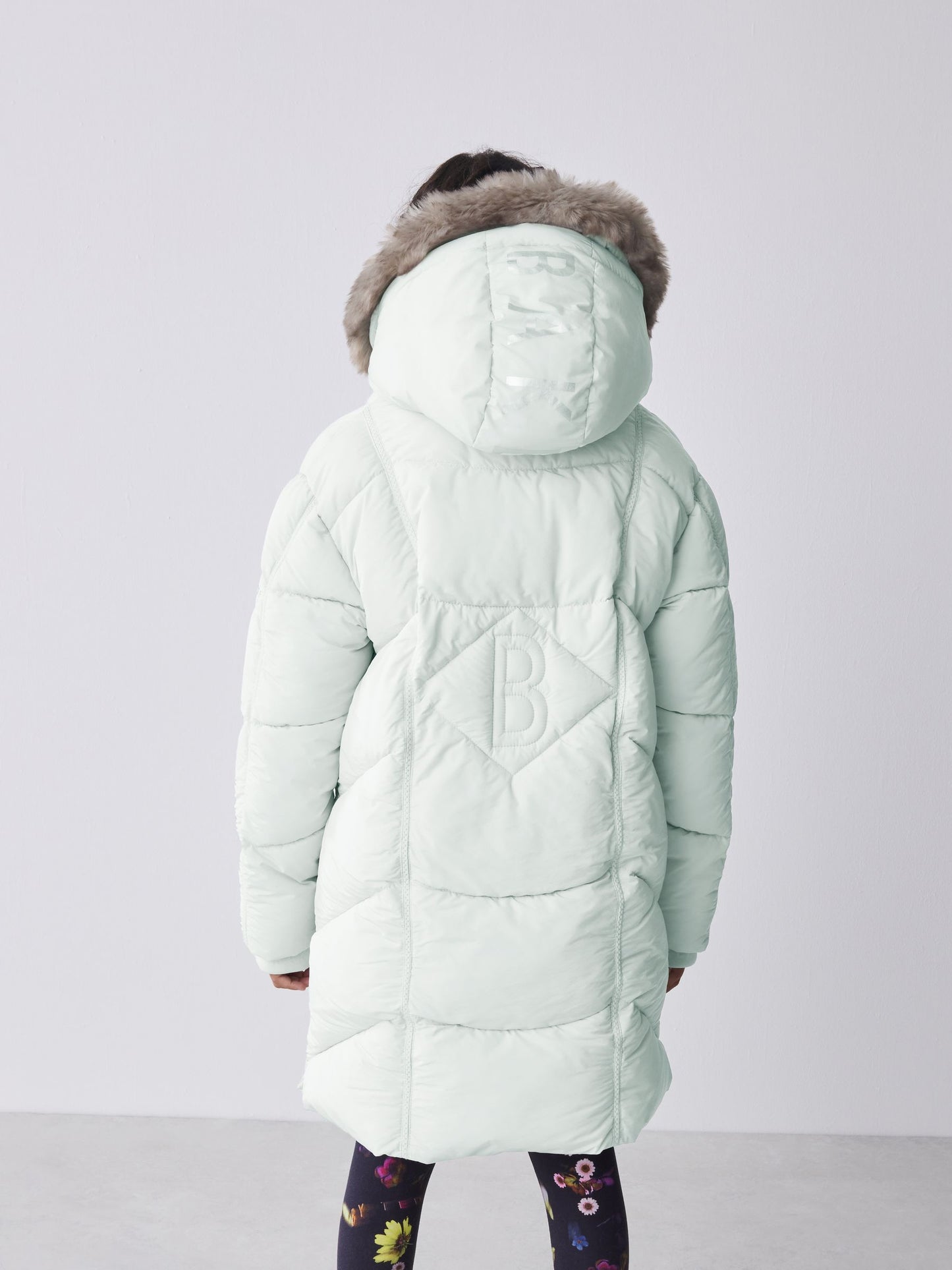 Baker by Ted Baker Shower Resistant Bow Pocket Chevron Padded Coat image 3