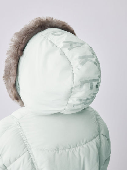 Baker by Ted Baker Shower Resistant Bow Pocket Chevron Padded Coat image 8