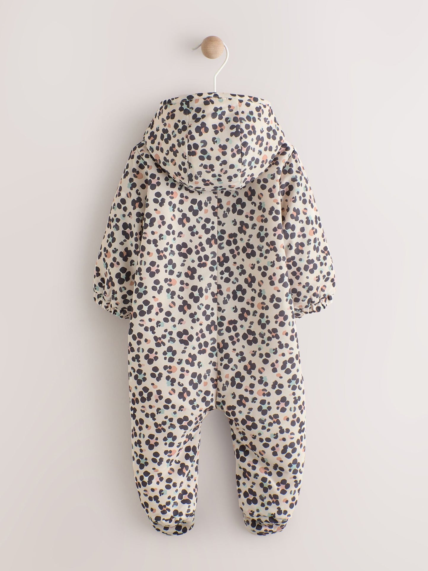 Animal Printed Hooded Nylon Baby Pramsuit (0mths-2yrs)