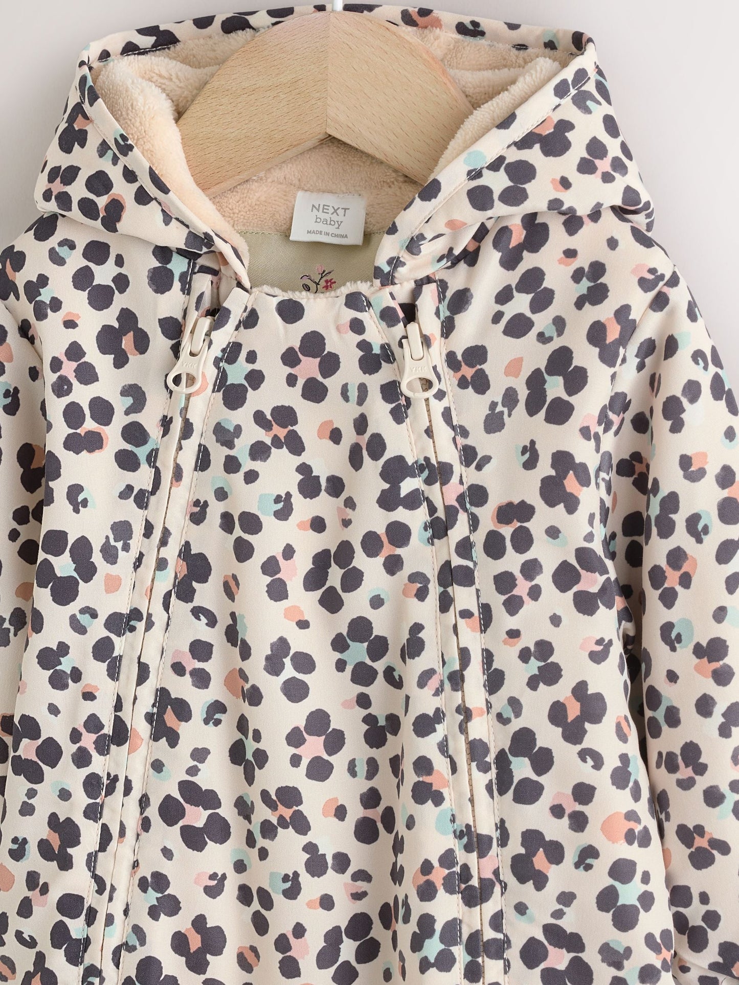 Animal Printed Hooded Nylon Baby Pramsuit (0mths-2yrs)