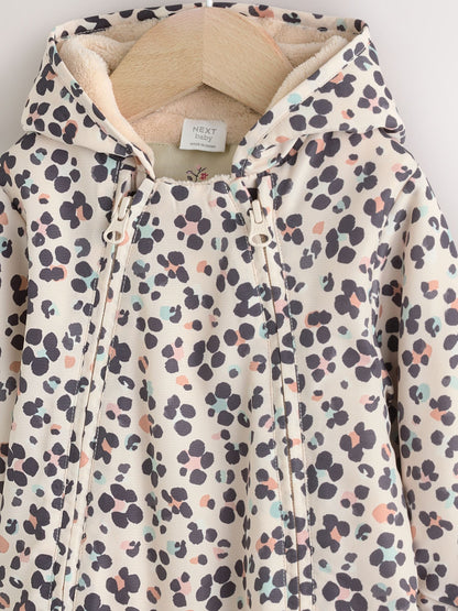 Animal Printed Hooded Nylon Baby Pramsuit (0mths-2yrs)