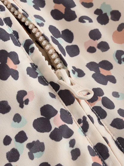 Animal Printed Hooded Nylon Baby Pramsuit (0mths-2yrs)