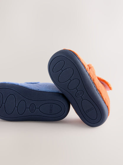 Dsiney Kidz - Blue/Orange Bluey Cupsole Slippers image 5