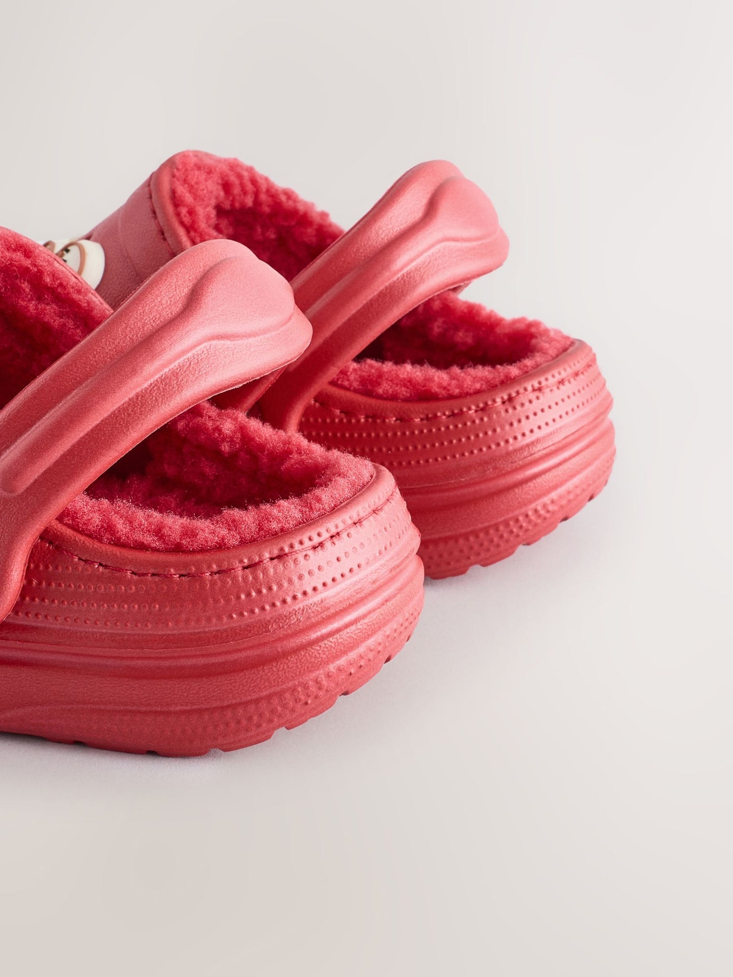 Red Christmas Warm Lined Slipper Clogs