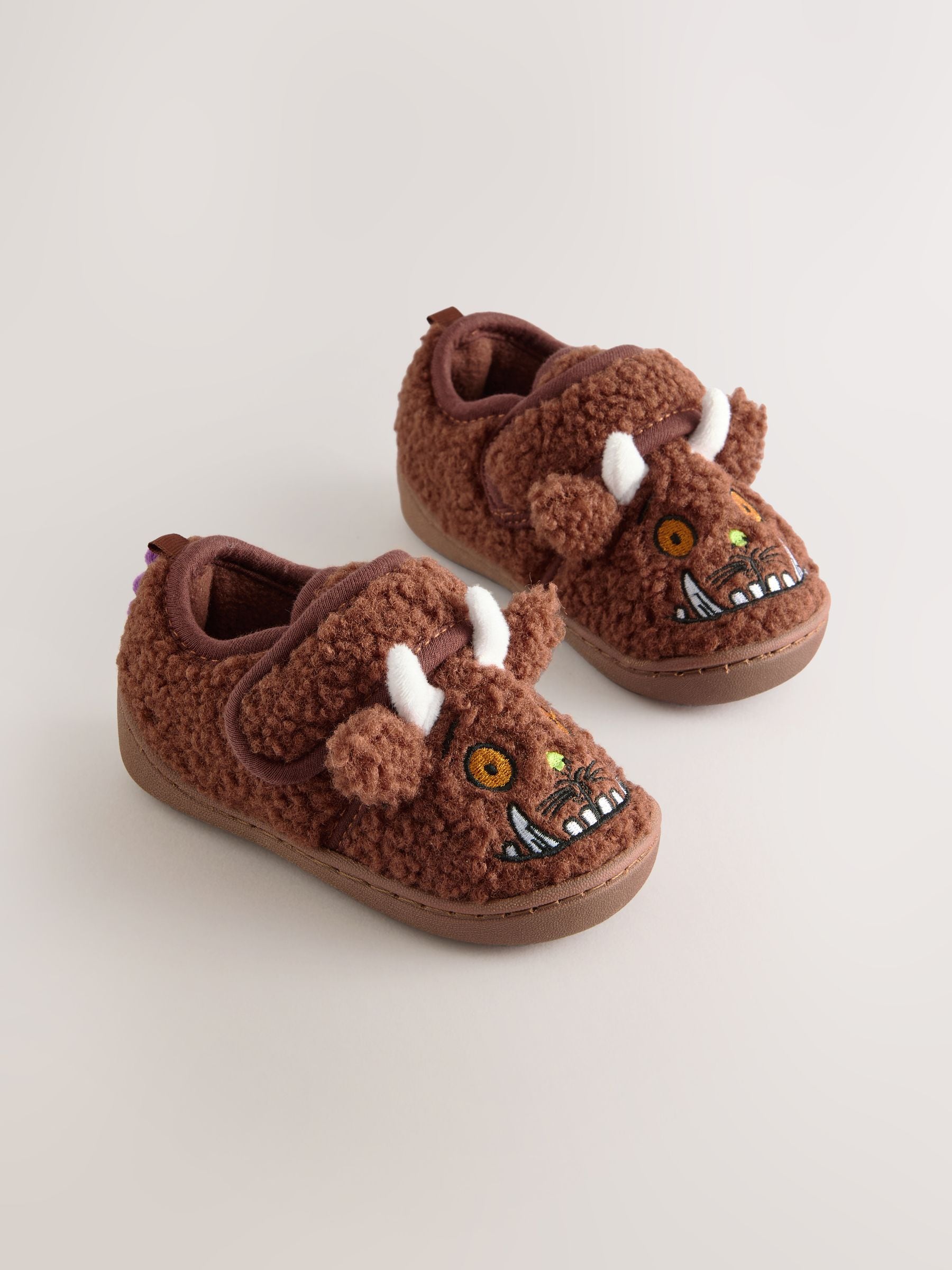 Brown Gruffalo Cupsole Slippers image 2