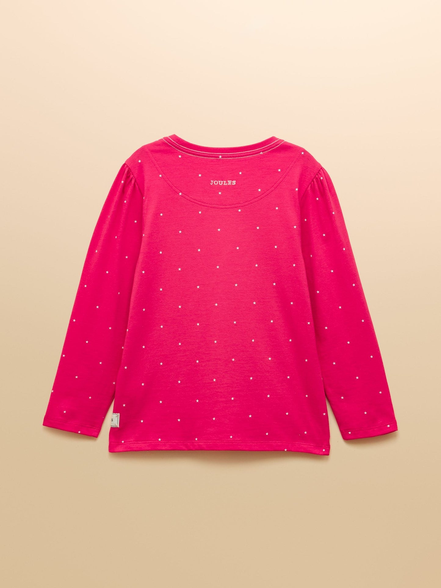 Joules Girls' Ava Pink Pegasus Applique Long Sleeve Top image 2
