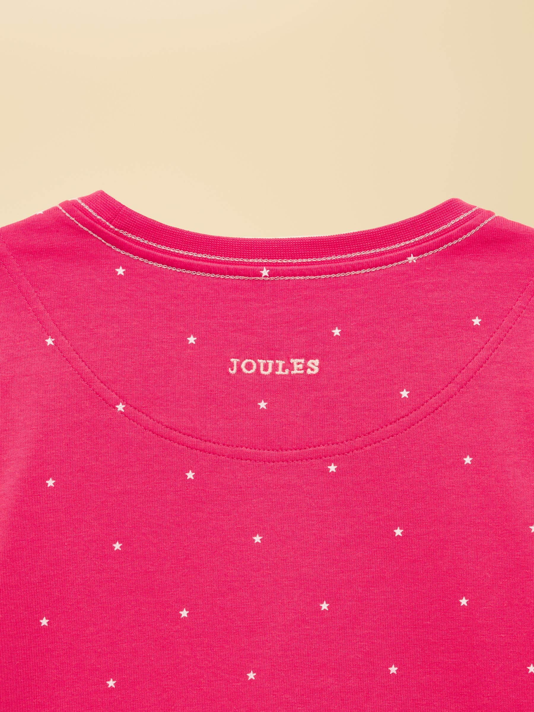 Joules Girls' Ava Pink Pegasus Applique Long Sleeve Top image 4