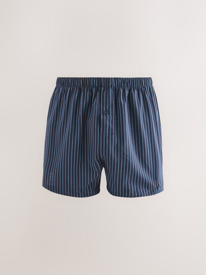 Dsiney Kidz - Navy Blue 4 pack Woven Cotton Boxers image 4