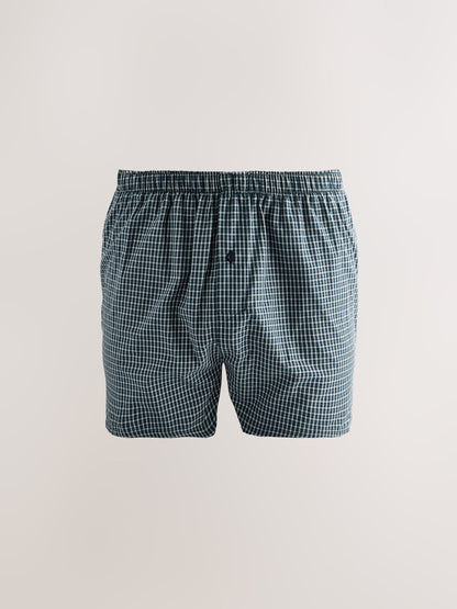Dsiney Kidz - Black Stripe 4 pack Woven Cotton Boxers image 2