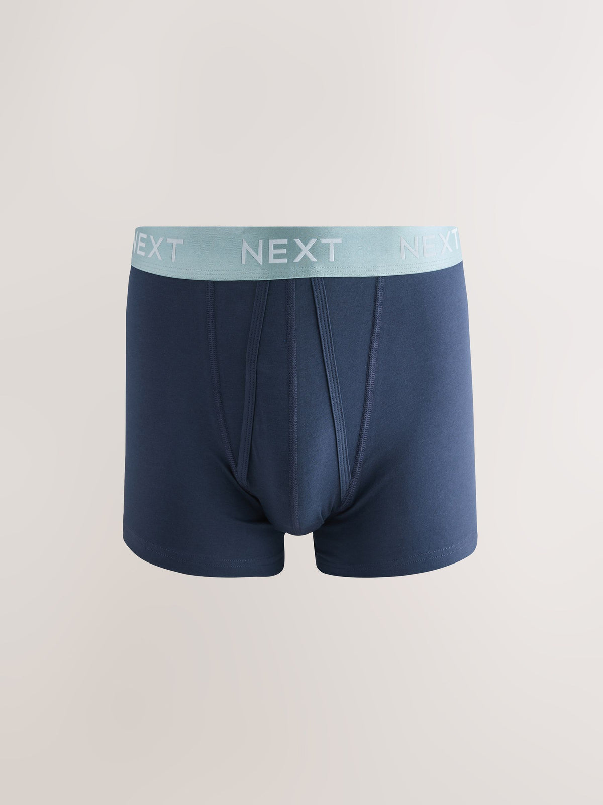 Dsiney Kidz - Navy Metallic Waistband Cotton Rich Trunk Boxers 10 Pack image 2