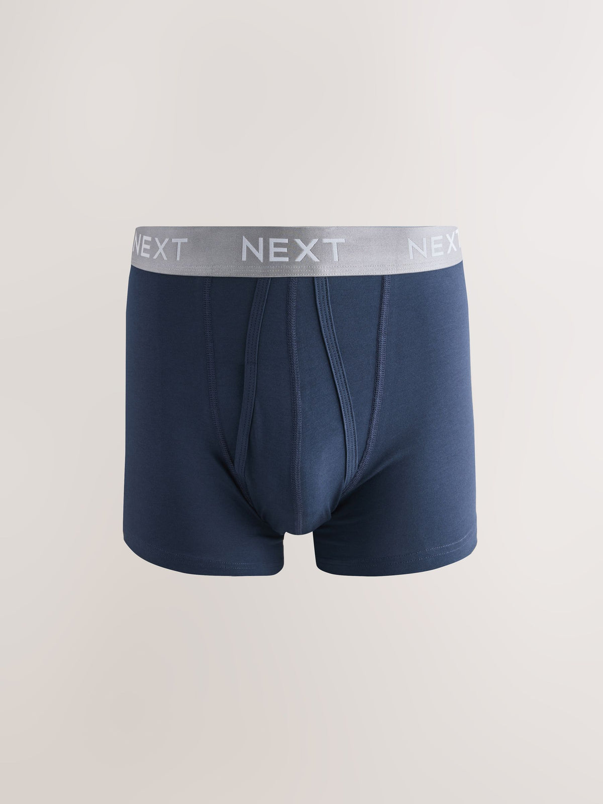 Dsiney Kidz - Navy Metallic Waistband Cotton Rich Trunk Boxers 10 Pack image 6