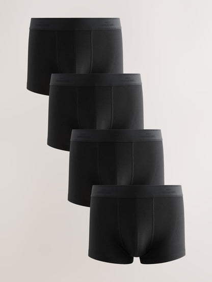 Dsiney Kidz - Black 4 pack Signature Hipster Cotton Rich Boxers image 1