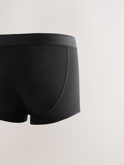 Dsiney Kidz - Black 4 pack Signature Hipster Cotton Rich Boxers image 3
