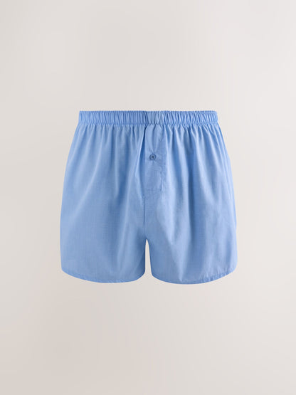 Dsiney Kidz - Blues Mixed Pattern 4 pack Woven Cotton Boxers image 3