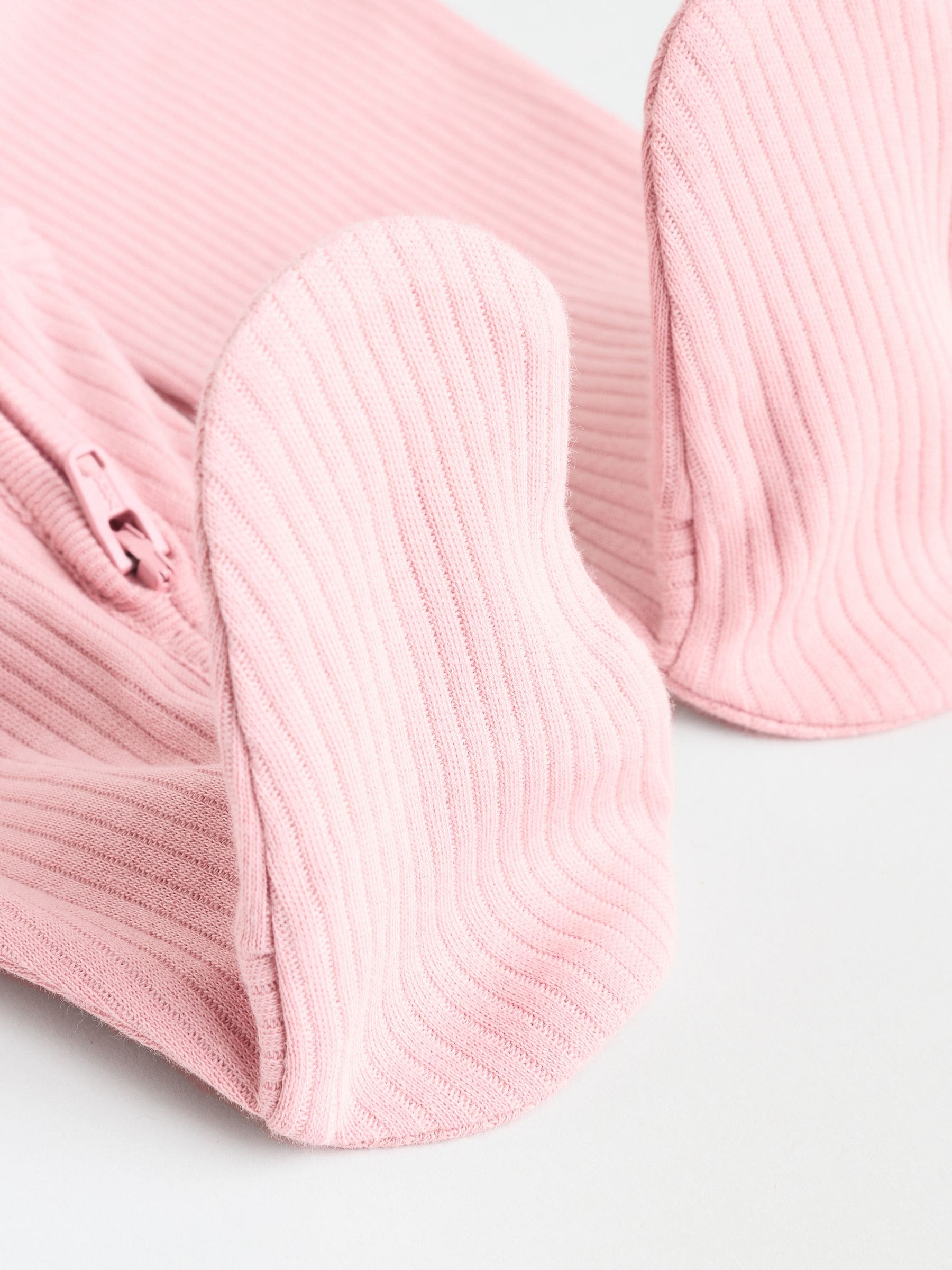 Pink 5 Pack Two Way Zip Baby Sleepsuits (0-2yrs) image 5