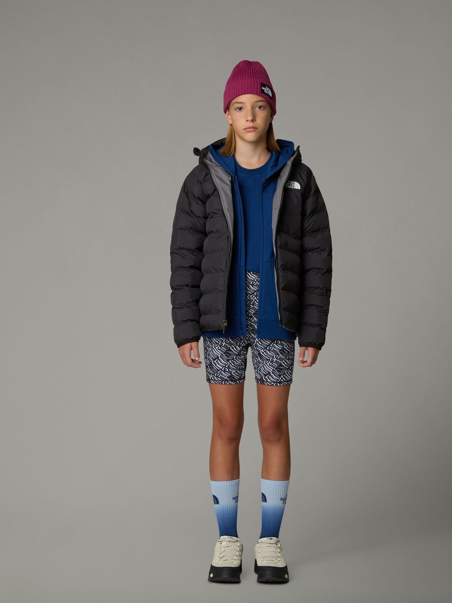 Dsiney Kidz - The North Face Black Chrome Reversible Perrito Hooded Puffer Jacket image 2