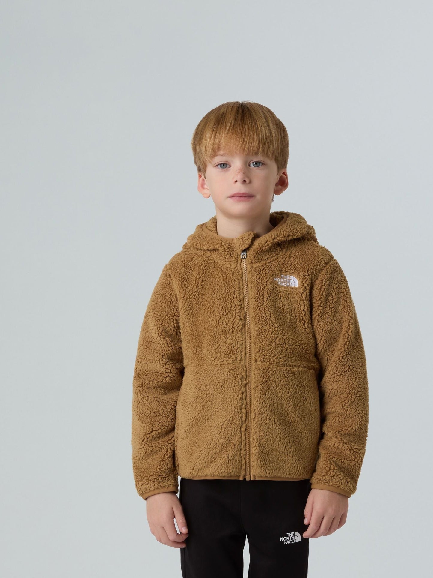 Dsiney Kidz - The North Face Brown Kids Campshire Full Zip Hooded Fleece image 1