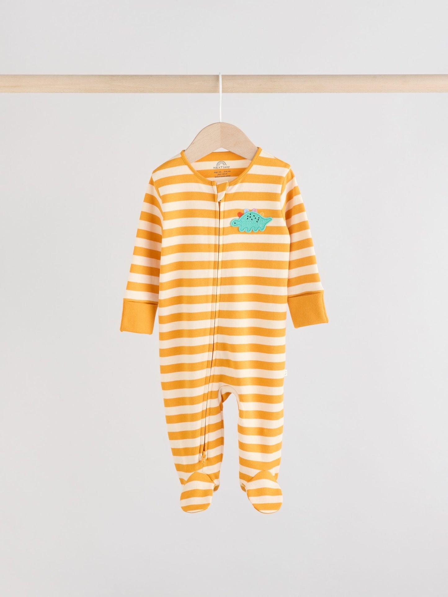Bright Baby Two Way Zip Sleepsuits 4 Pack (0mths-2yrs)