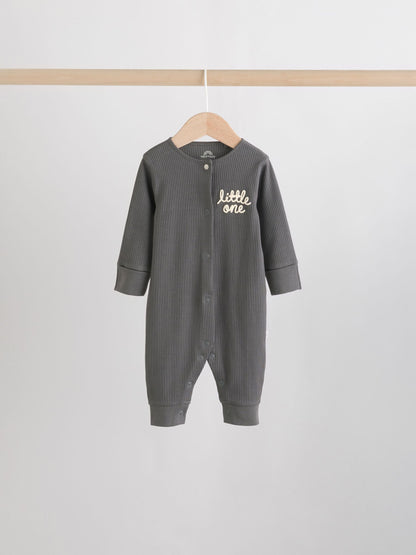 Monochrome Baby Sleepsuits 4 Pack (0mths-3yrs) image 3