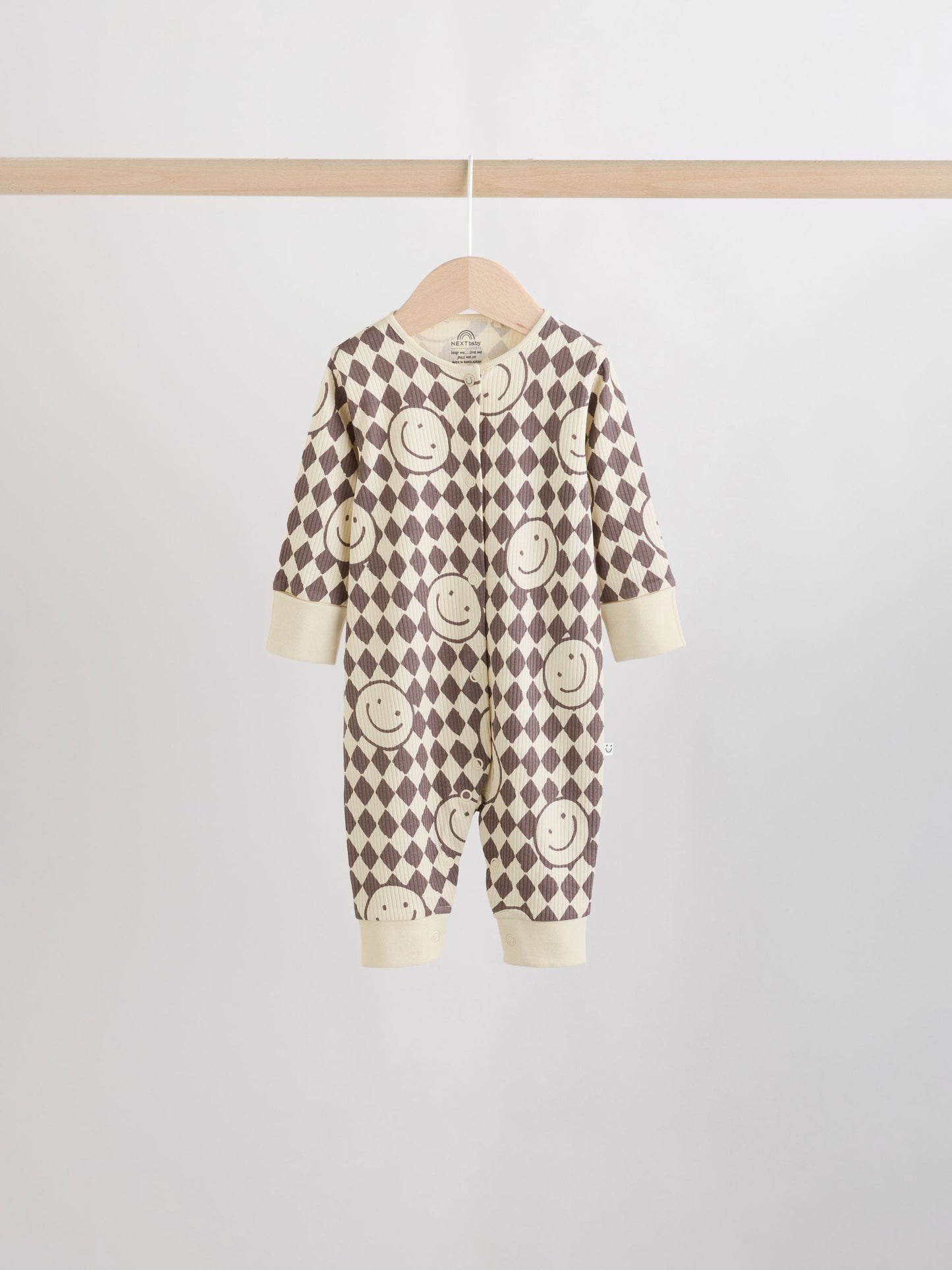 Monochrome Baby Sleepsuits 4 Pack (0mths-3yrs) image 5