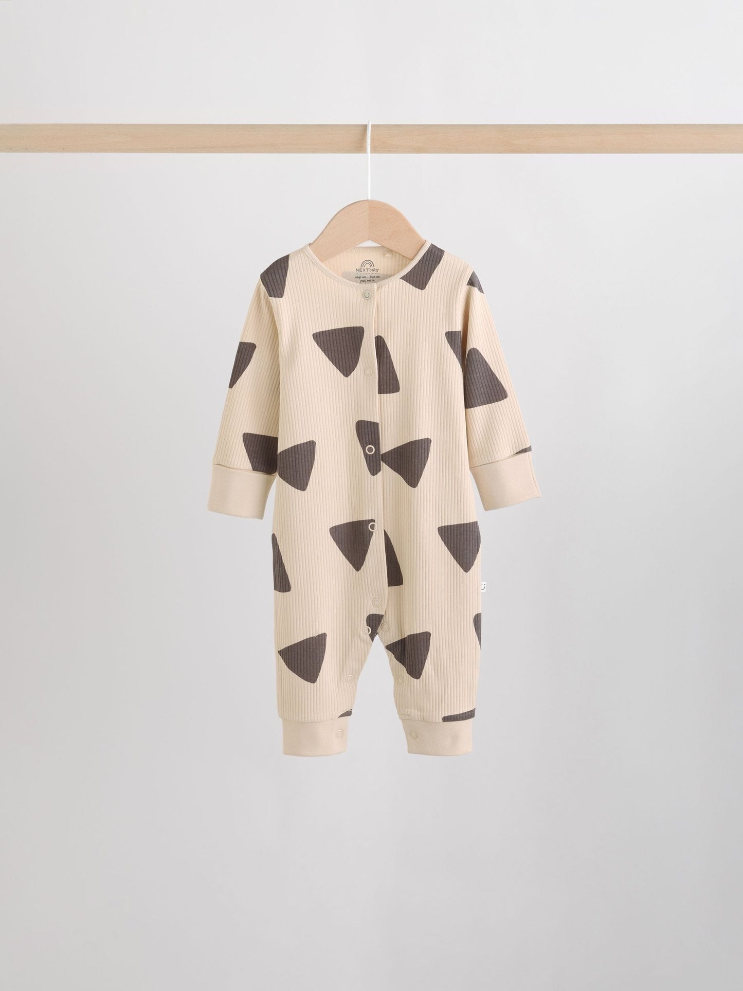 Monochrome Baby Sleepsuits 4 Pack (0mths-3yrs) image 6