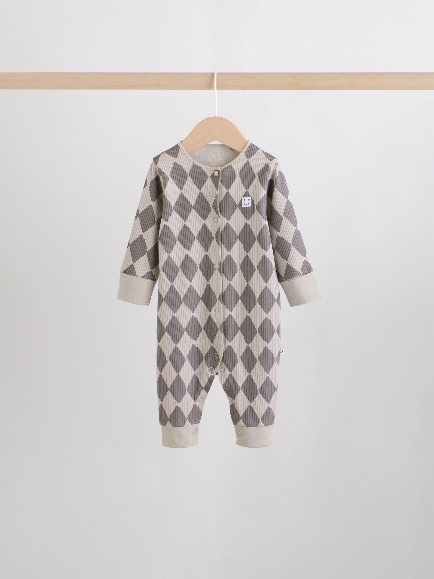Monochrome Baby Sleepsuits 4 Pack (0mths-3yrs) image 7