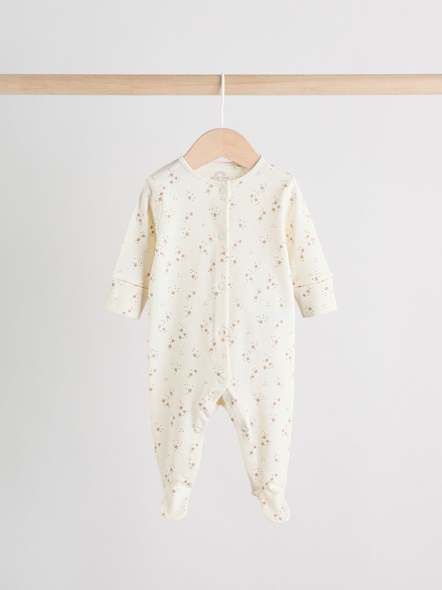 Neutral Baby Sleepsuit, Bodysuit, Beanie and Bib Set 4 Piece (0-9mths) image 2