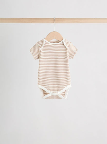 Neutral Baby Sleepsuit, Bodysuit, Beanie and Bib Set 4 Piece (0-9mths) image 3