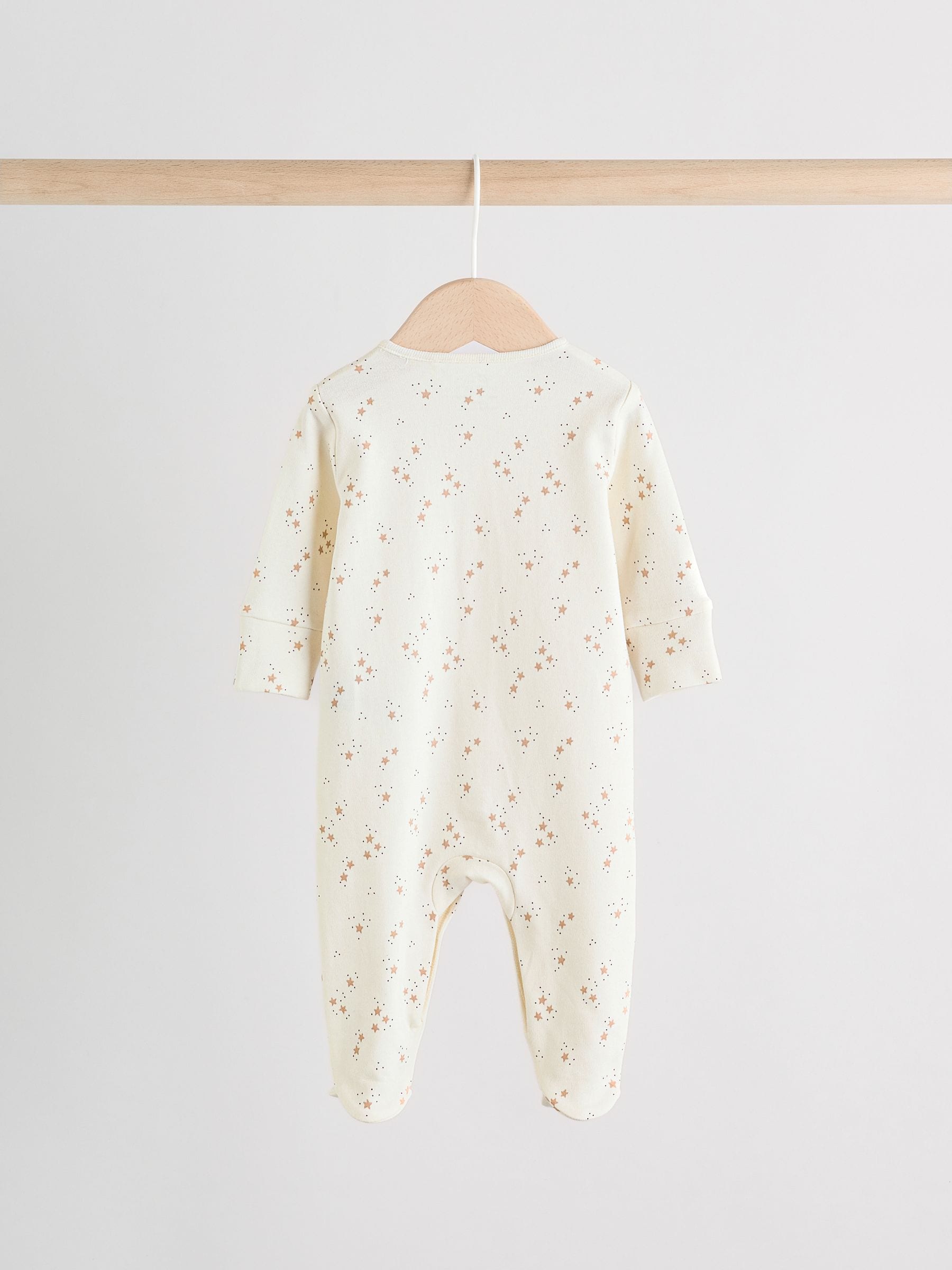 Neutral Baby Sleepsuit, Bodysuit, Beanie and Bib Set 4 Piece (0-9mths) image 5