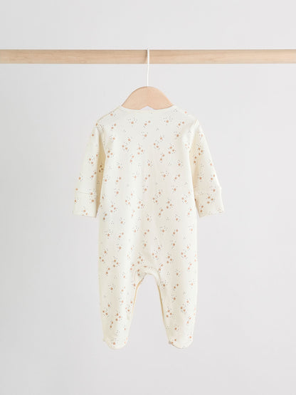 Neutral Baby Sleepsuit, Bodysuit, Beanie and Bib Set 4 Piece (0-9mths) image 5