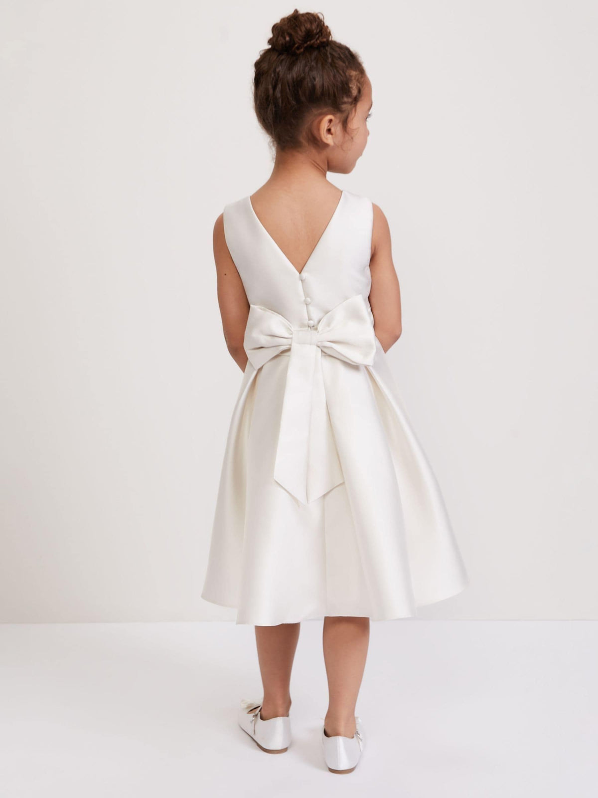 Phase Eight White Melody Ivory Satin Dress - image 2
