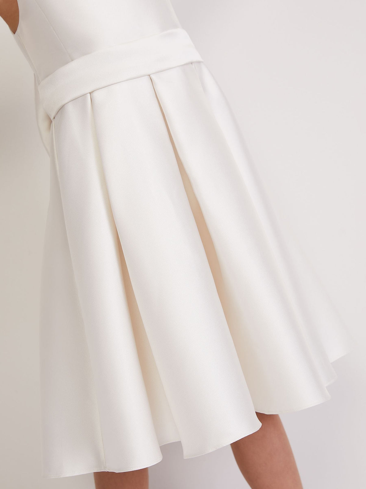 Phase Eight White Melody Ivory Satin Dress - image 5
