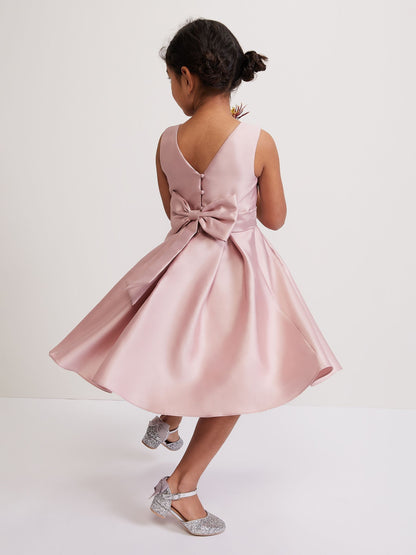 Phase Eight Pink Melody Antique Rose Satin Dress - image 2