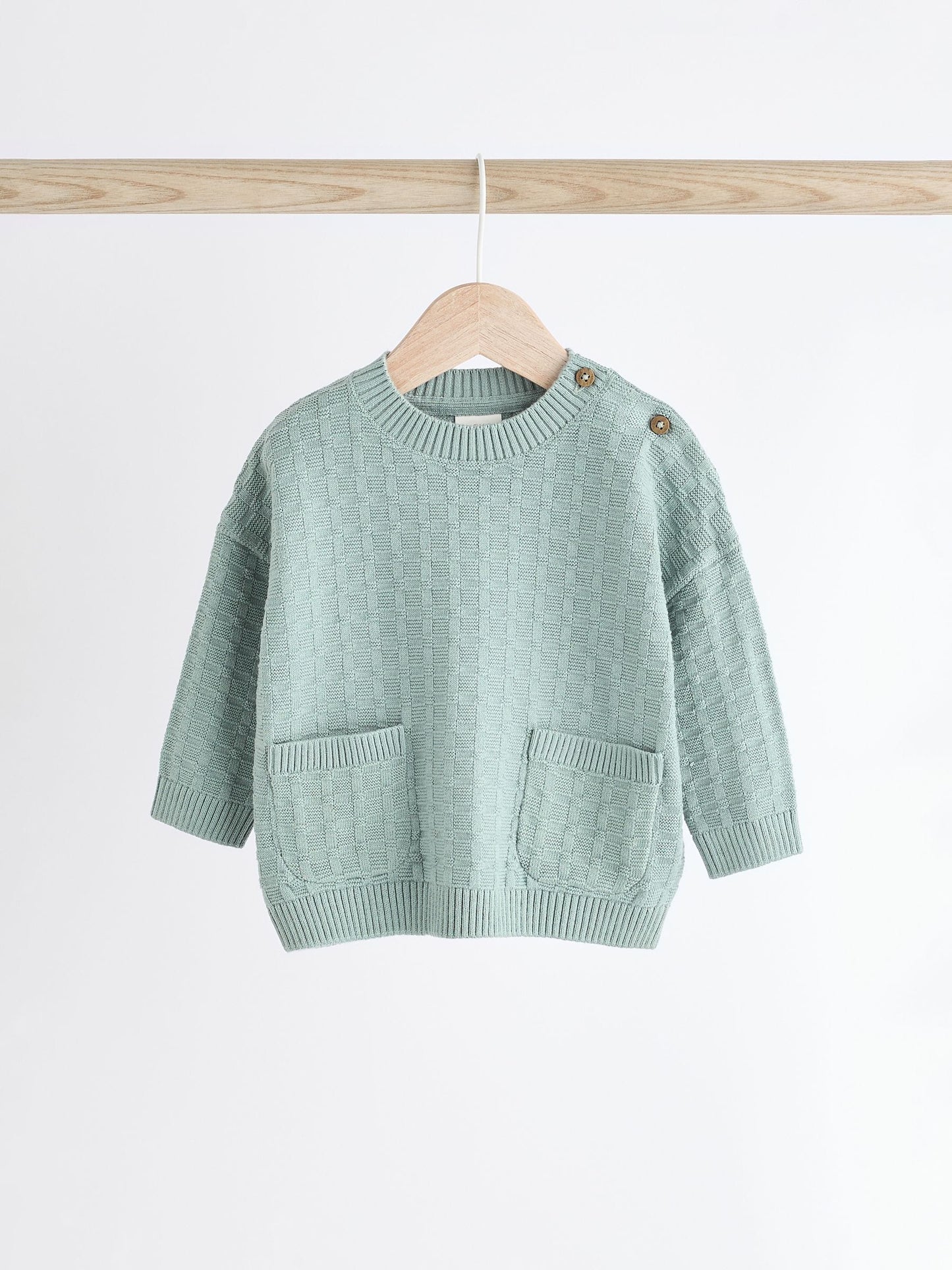 Mineral Baby Textured Knitted 100% Cotton Jumper and Leggings Set (0mths-3yrs)