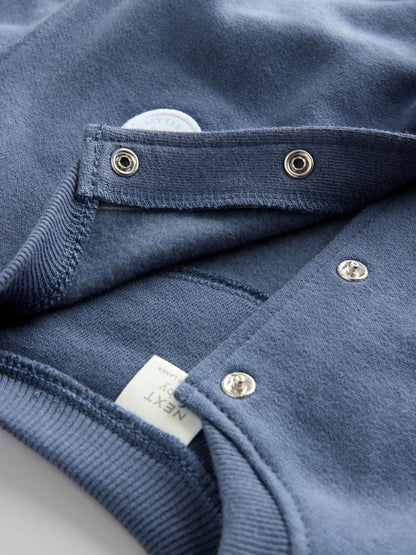 Blue Stripe Baby Jersey Jacket, Bodysuit and Leggings 3 Piece Set (0mths-2yrs)