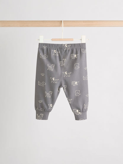 Monochrome Dog Baby Top and Leggings Set 2 Piece (0mths-3yrs) image 3