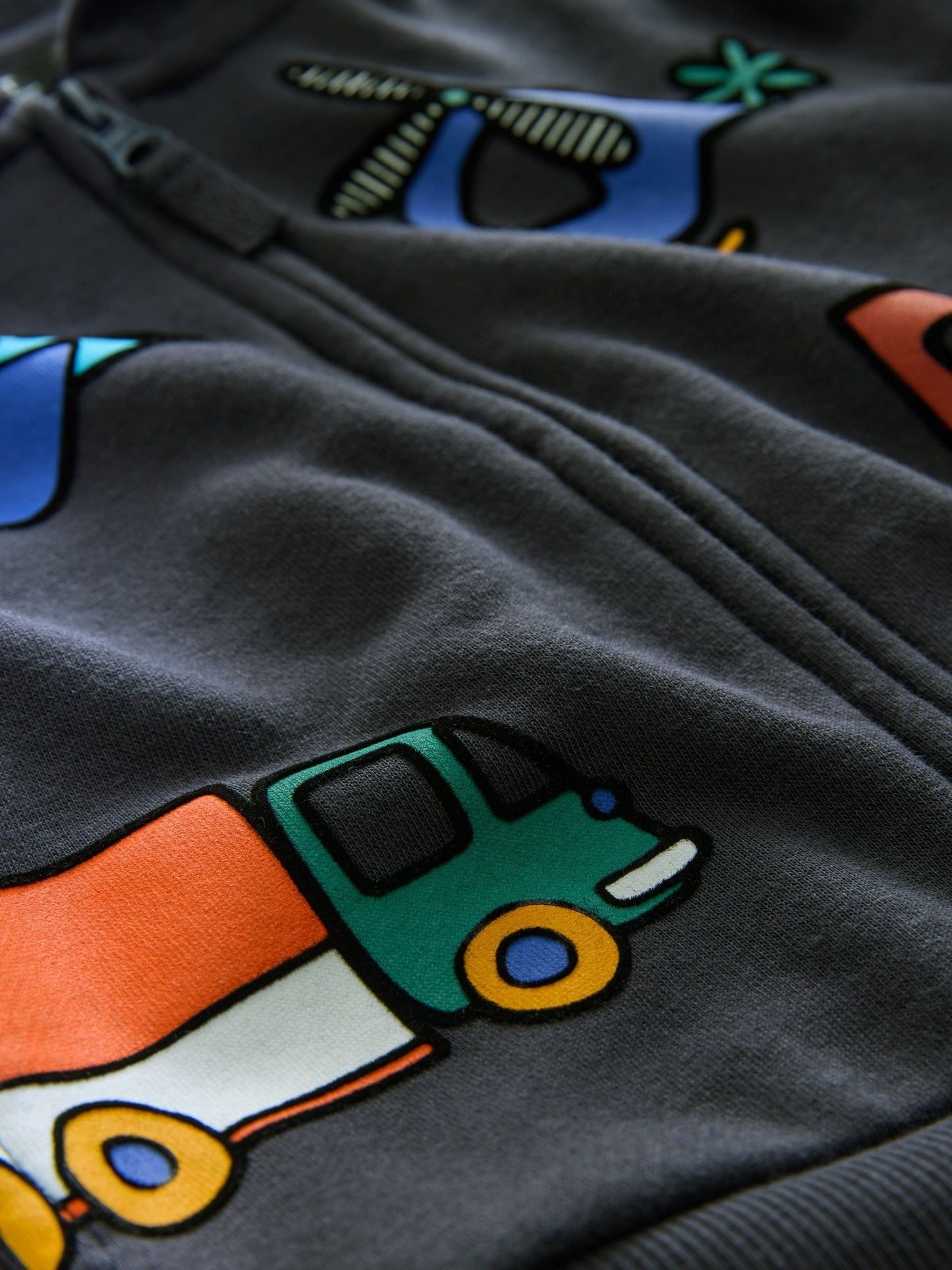 Navy Zip Through Hoodie (3mths-7yrs)