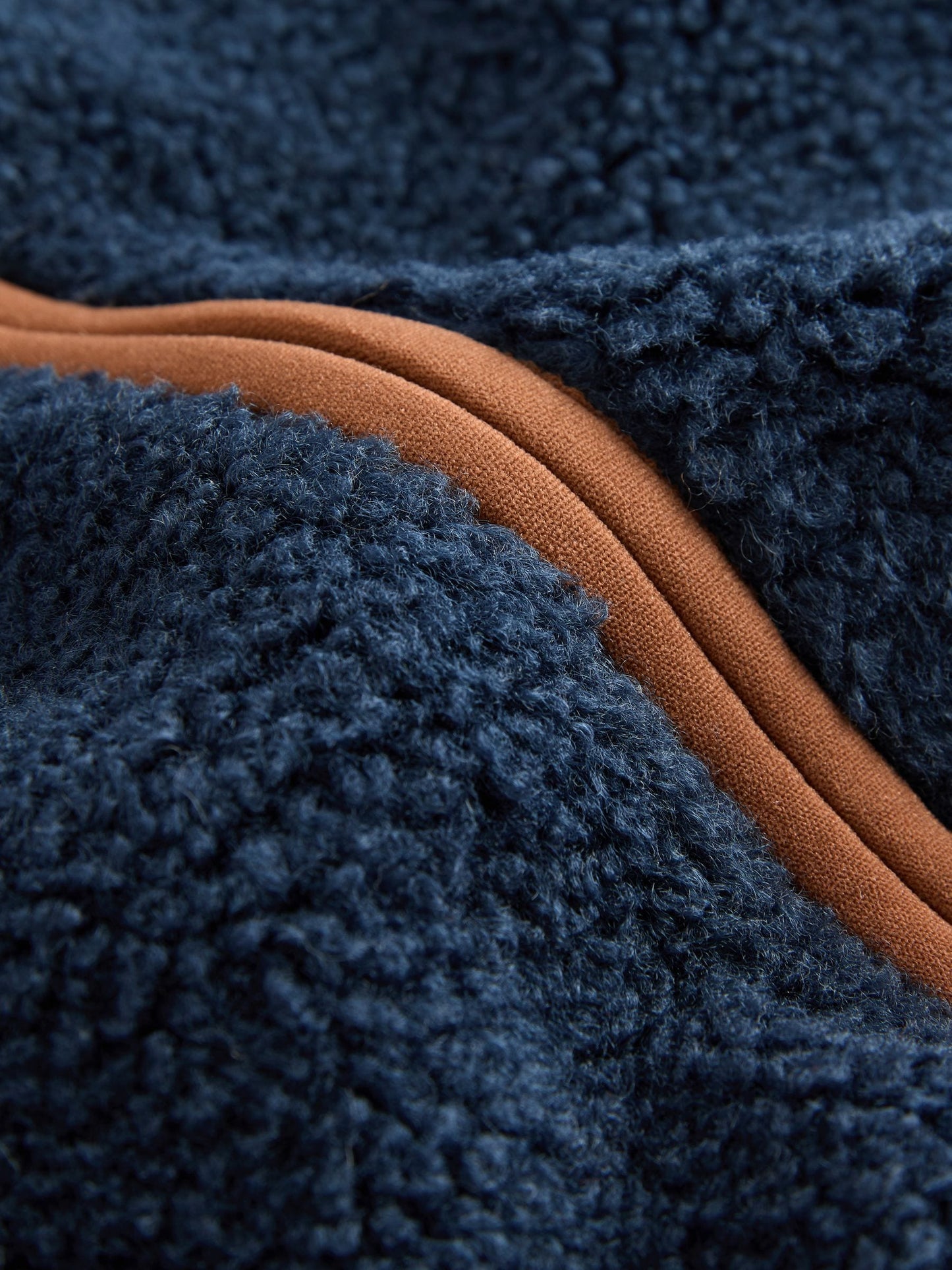 Navy Blue Hooded Fleece Zip Through Jacket (3mths-7yrs)