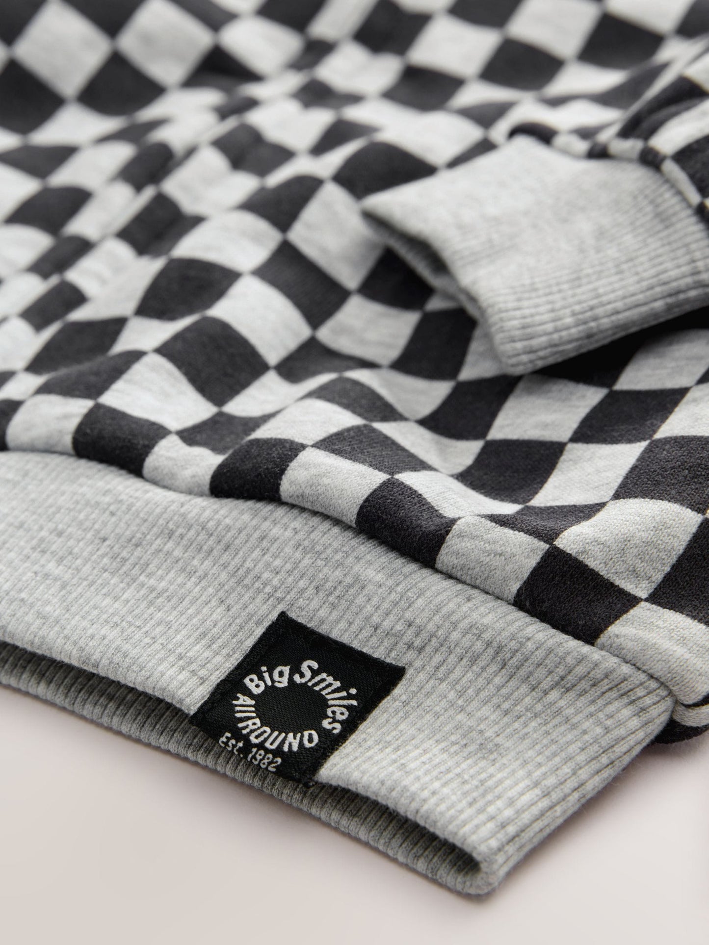 Dsiney Kidz - Black White Checkerboard Zip Through Hoodie (3mths-7yrs) image 3
